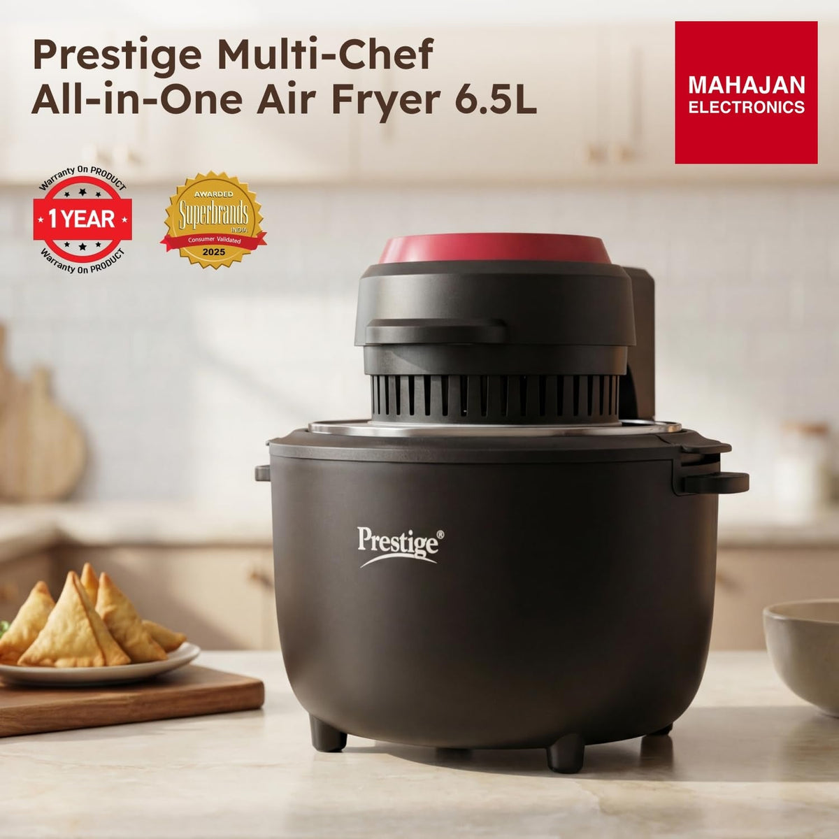 Prestige Multi-Chef 6.5 L All-in-One Air Fryer – Mahajan Electronics Online.