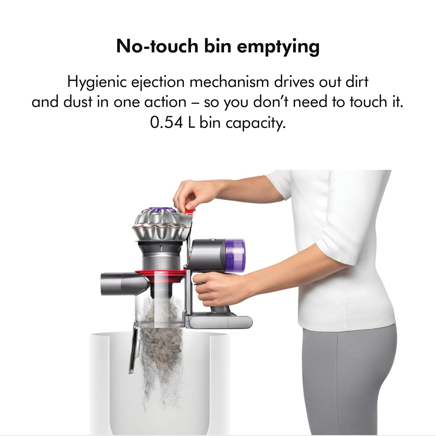 Dyson V8 Absolute Cordless Vacuum Cleaner|Powerful and Versatile|2 Year Warranty incl Accidental Damage Protection|Bagless Filtration|115 Airwatts,0.54L bin,40 mins runtime mahajan electronics online