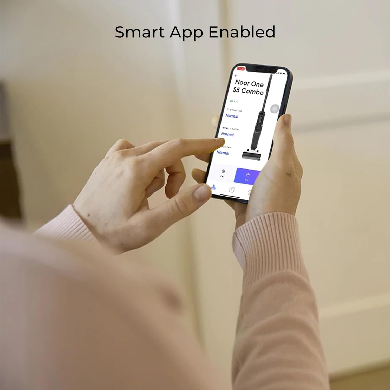 Tineco S5 Combo Cordless Wet & Dry Vacuum Cleaner, Converts to Handvac, Lightweight & Self-Propelled, Hands-Free Self-Cleaning, iLoop Smart Sensor, Tough Stain Removal, Auto Floor Washer Mahajan Electronics Online