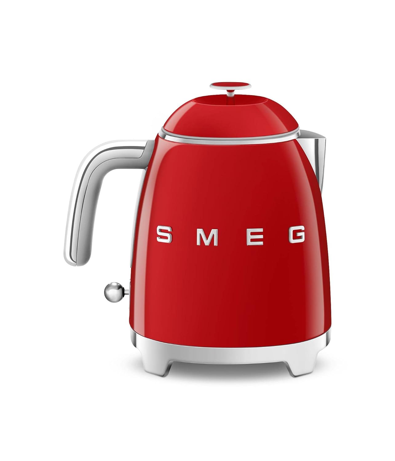 SMEG KLF05RDEU Mini 50's Retro Style 3 Cup Electric Kettle with Double Wall Anti Slip Base and Water Level Indicator (Red) Mahajan Electronics Online