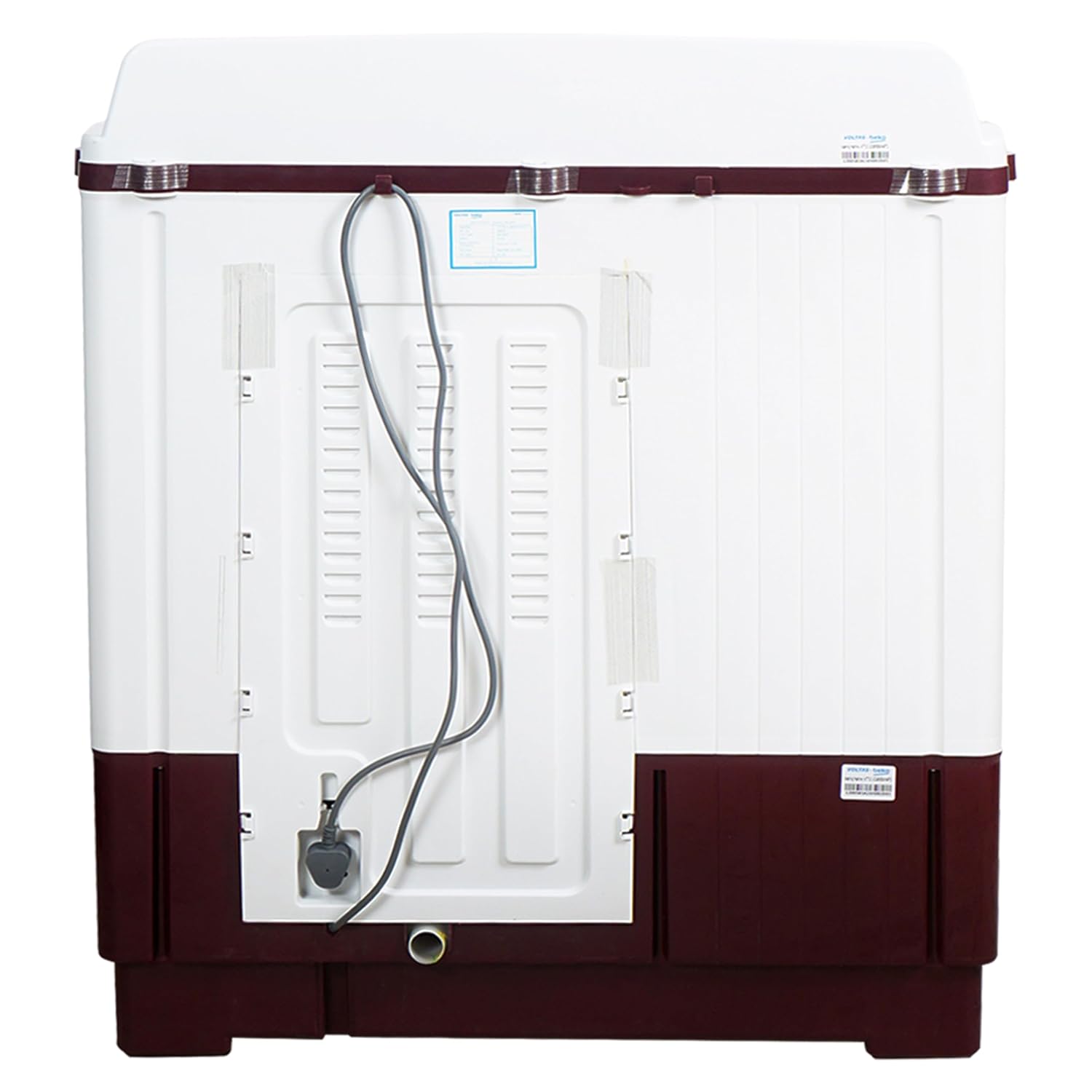 Voltas Beko ‎WTT10/UCABRSSWH4PTD 10 Kg 5 Star Semi Automatic Top Load Washing Machine BURGUNDY Mahajan Electronics online