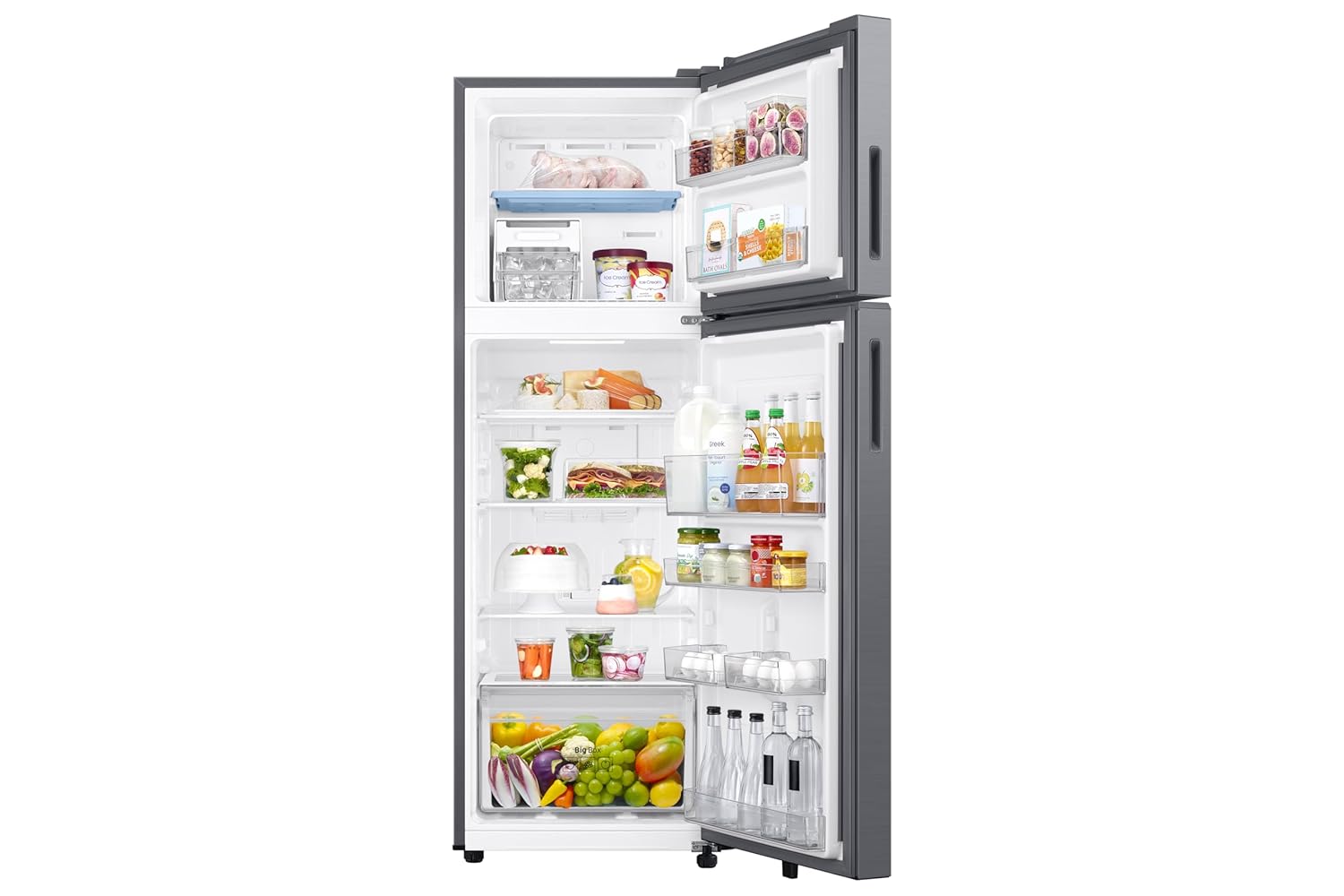 Samsung RT40H30U2PHL 256 L, 2 Star, Convertible, Digital Inverter Frost Free Double Door Refrigerator ( Silver, Light Doi Metal, 2026 Model) Samsung