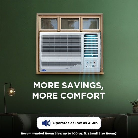 Carrier ESTRELLA Gx (CAW12EC2R36F1)  1 Ton 2 Star Window AC | Copper Condenser | R32 Refrigerant | Mahajan Electronics Delhi NCR