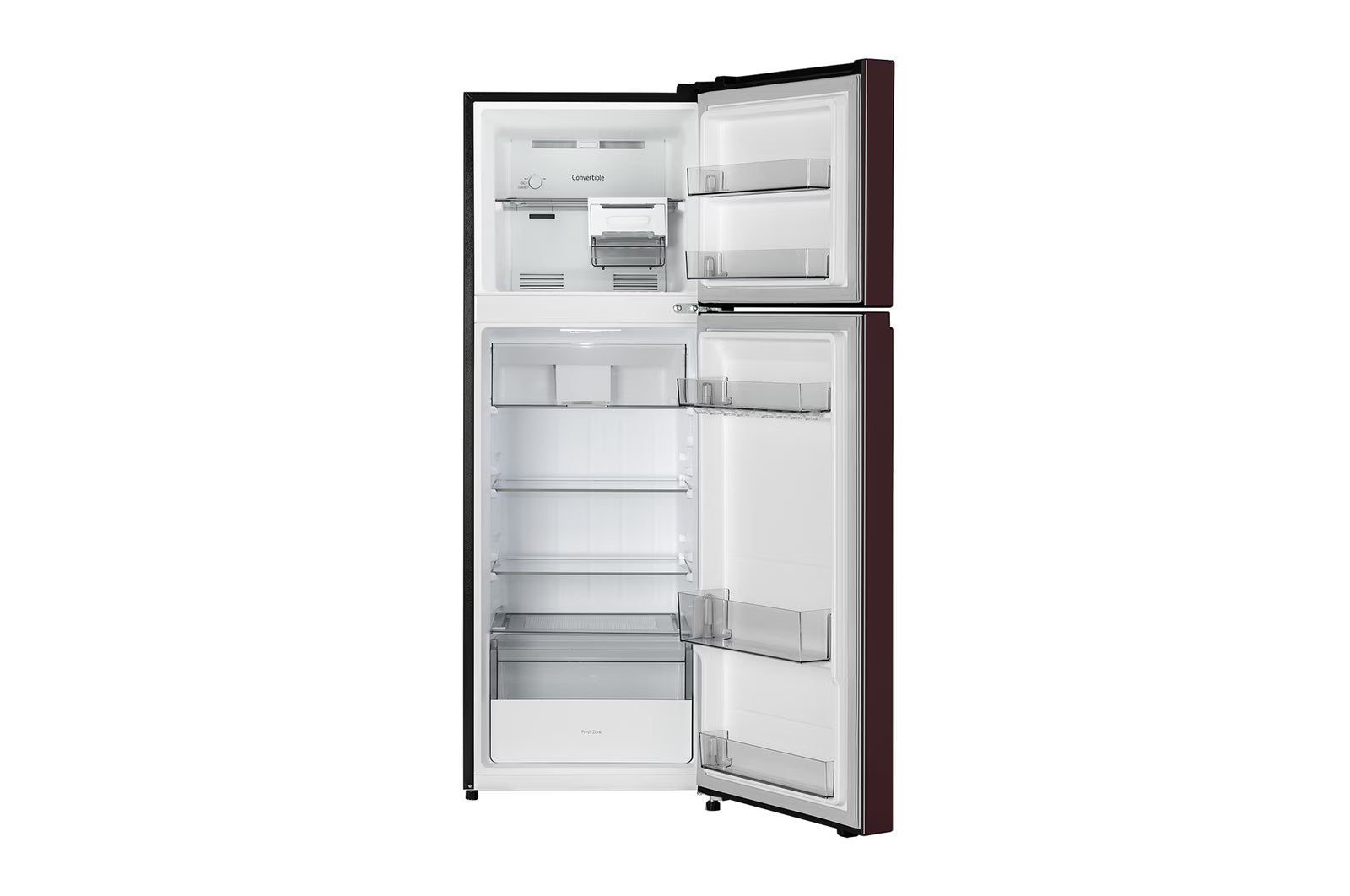 LG GLT2526XWSL 251L Double Door Refrigerator, Convertible, Auto Smart Connect, Smart Inverter Compressor, Multi Air Flow, Scarlet Lotus, 2 Star Mahajan Electronics Online