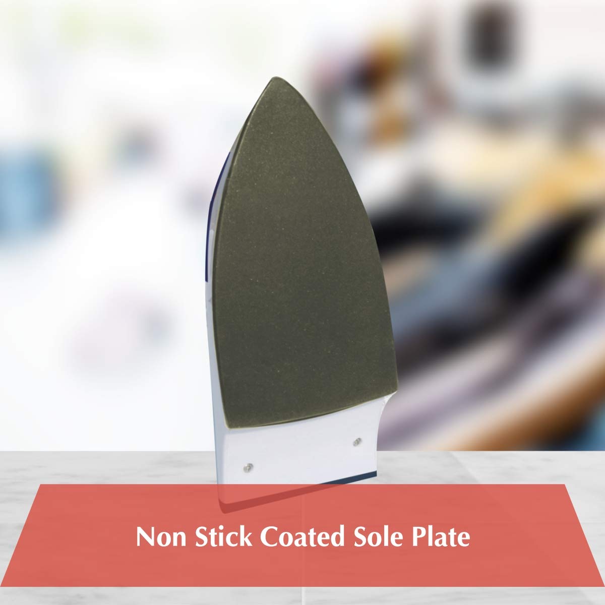 Inalsa Grace 1200-Watt Dry Iron with Non Stick Coated Sole Plate (White/Grey) INALSA – Mahajan Electronics Online.