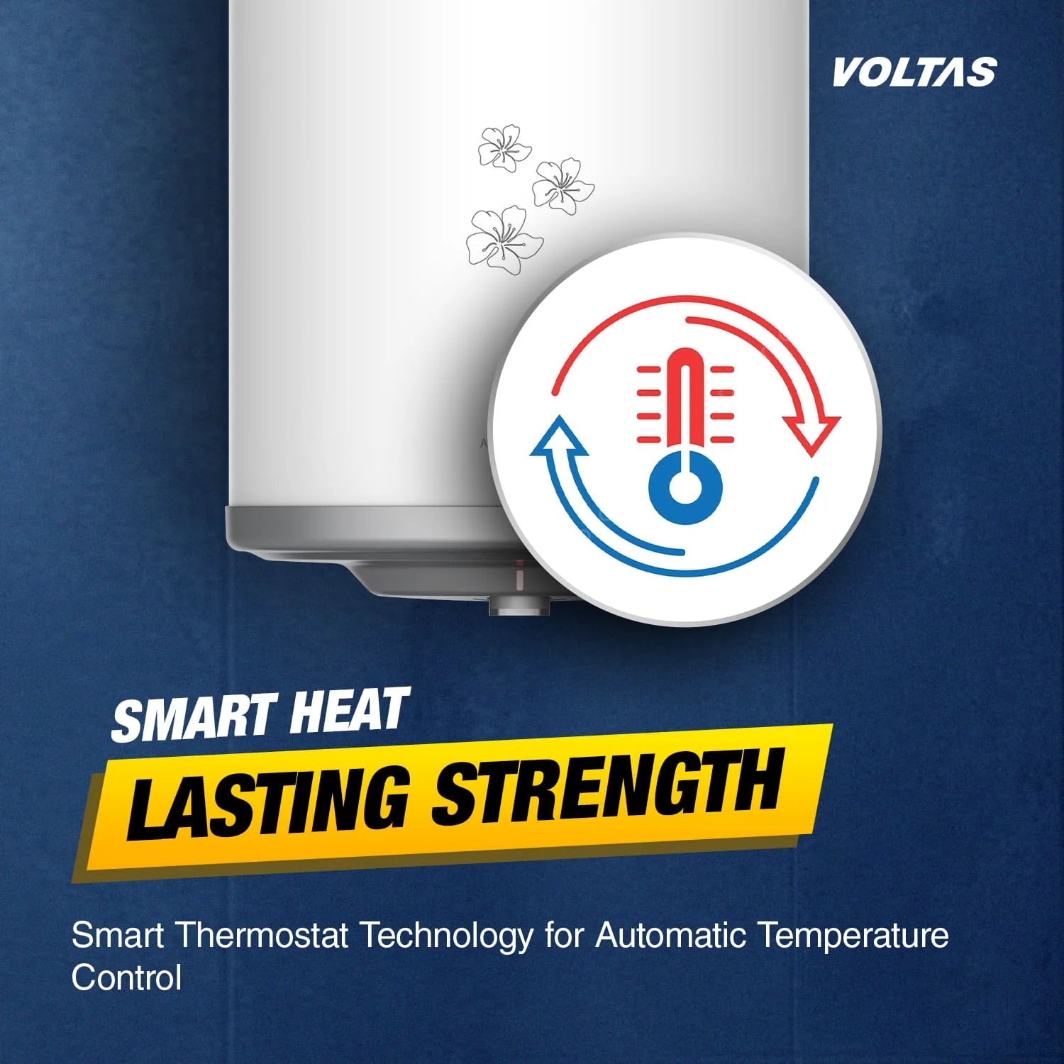 Voltas Aqua Prime 4 Star Water Heater - 15L (2000 W) 4610035 Mahajan Electronics Online