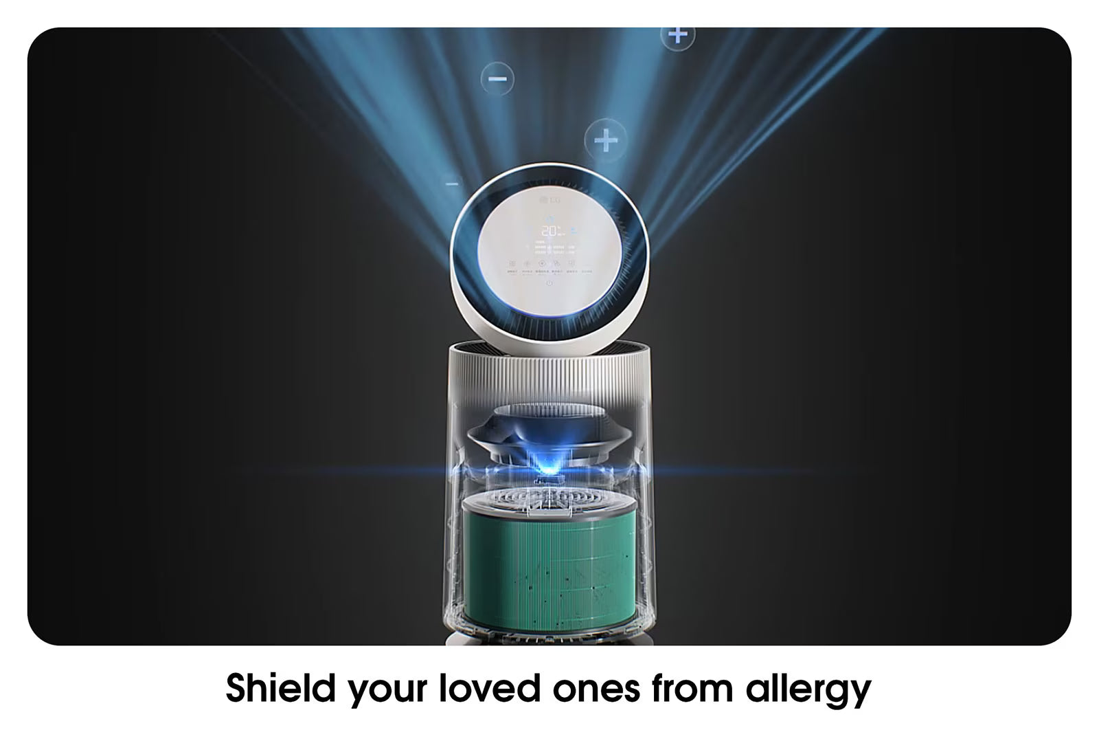 LG AS10GDBY0 PuriCare™ 360º Alpha Pet Double (Beige) Air Purifier with Allergy Care and Pet Mode Mahajan Electronics Online