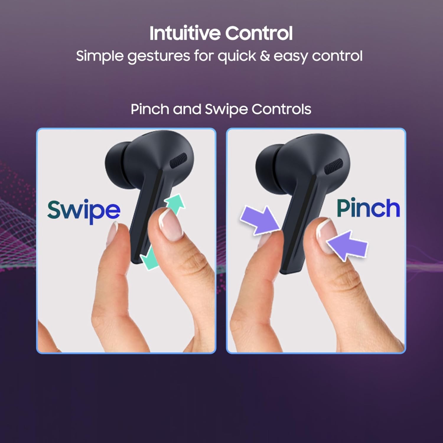 Samsung Galaxy Buds3 FE (Black) with Galaxy AI | ANC | 360-Audio | IP5