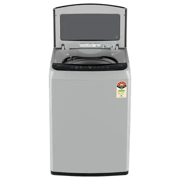 LG T75VBSF1Z 7.5 Kg Top Load Washing Machine, Smart Inverter Motor, Middle Free Silver Mahajan Electronics online