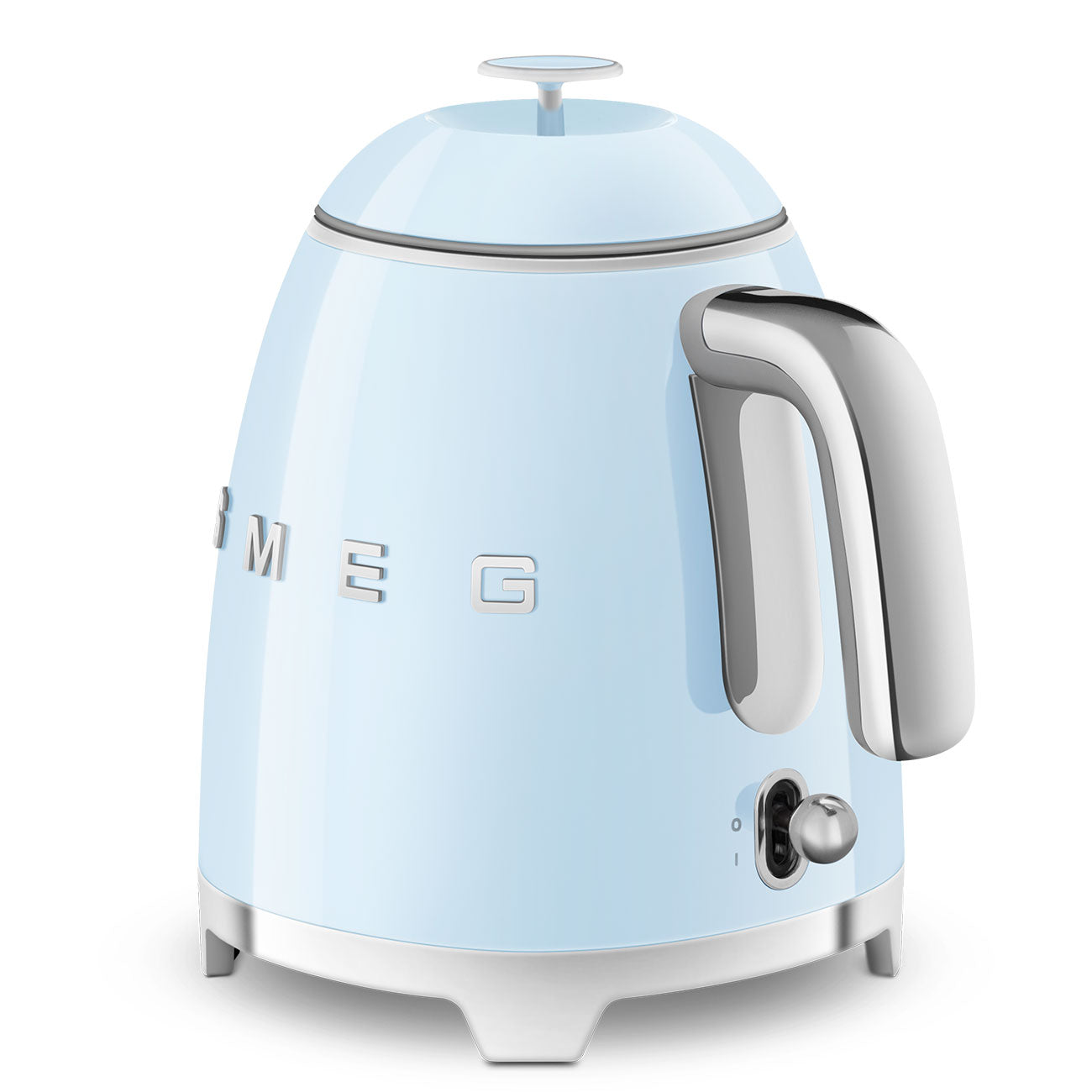 SMEG KLF05PBEU Mini 50's Retro Style 3 Cup Electric Kettle with Double Wall Anti Slip Base and Water Level Indicator (Blue) Mahajan Electronics Online