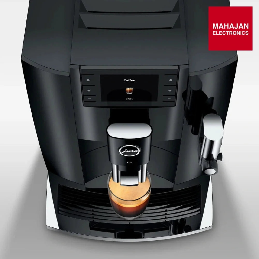 Jura E8 Cosmic Black Automatic Coffee Machine(15840) – Mahajan Electronics Online.