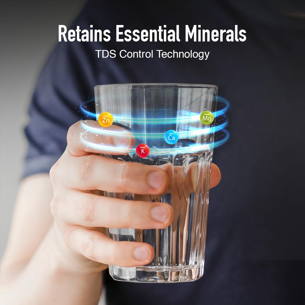 KENT Grand Plus RO Water Purifier | 4 Years Free Service | ISI Marked | Multiple Purification Process | RO + UV + UF + TDS Control + UV LED Tank | 9L Tank | 20 LPH Flow | Zero Water Mahajan Electronics Online