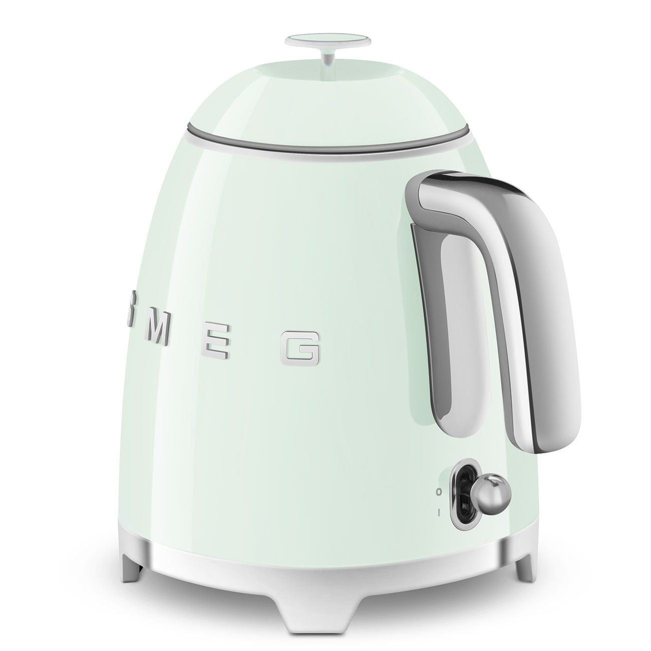 SMEG KLF05PGEU Mini 50's Retro Style 3 Cup Electric Kettle with Double Wall Anti Slip Base and Water Level Indicator (Green) Mahajan Electronics Online