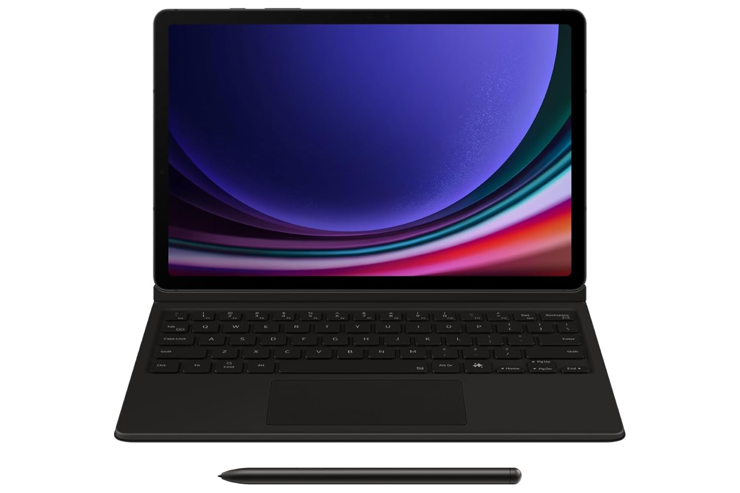 Samsung Galaxy Tab S9 Book Cover Keyboard, Black Mahajan Electronics Online