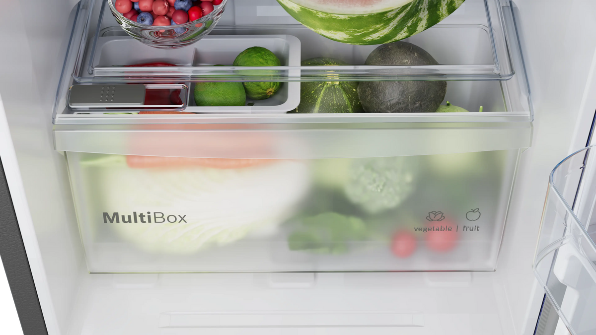 Bosch COT18S41EI free-standing fridge 185L 1 Single Door Refrigerator with Inverter Compressor, Toughened Glass Shelves Bosch