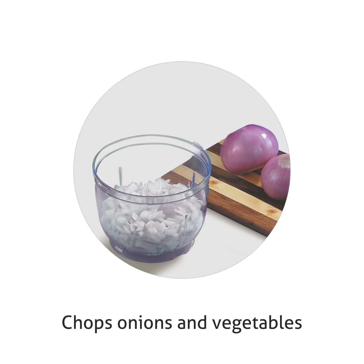 Glen SA4043 Electric Chopper for Kitchen, 400ml Bowl, 250W Mini Fruit & Vegetable Cutter with Rust-Resistant Stainless Steel Blades, Whisker Disc, Chops Onion & Nuts - White Mahajan Electronics Online