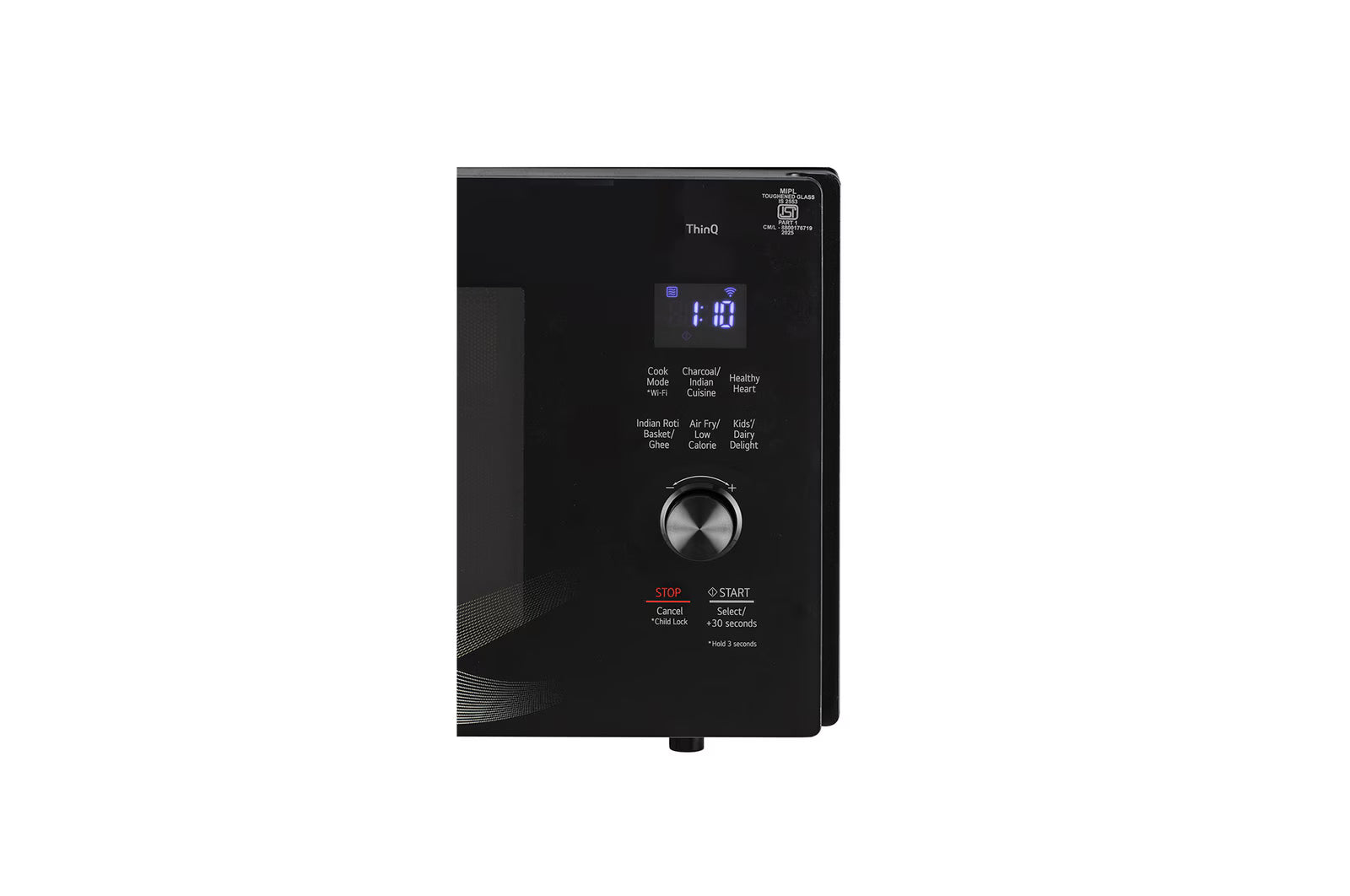LG MJEN286UHWF 28 L Convertible Microwave Oven with Air Fry, Charcoal Lighting Heater™, 331 Auto Cook Menu Powered by Thinq, Black Mahajan Electronics Online