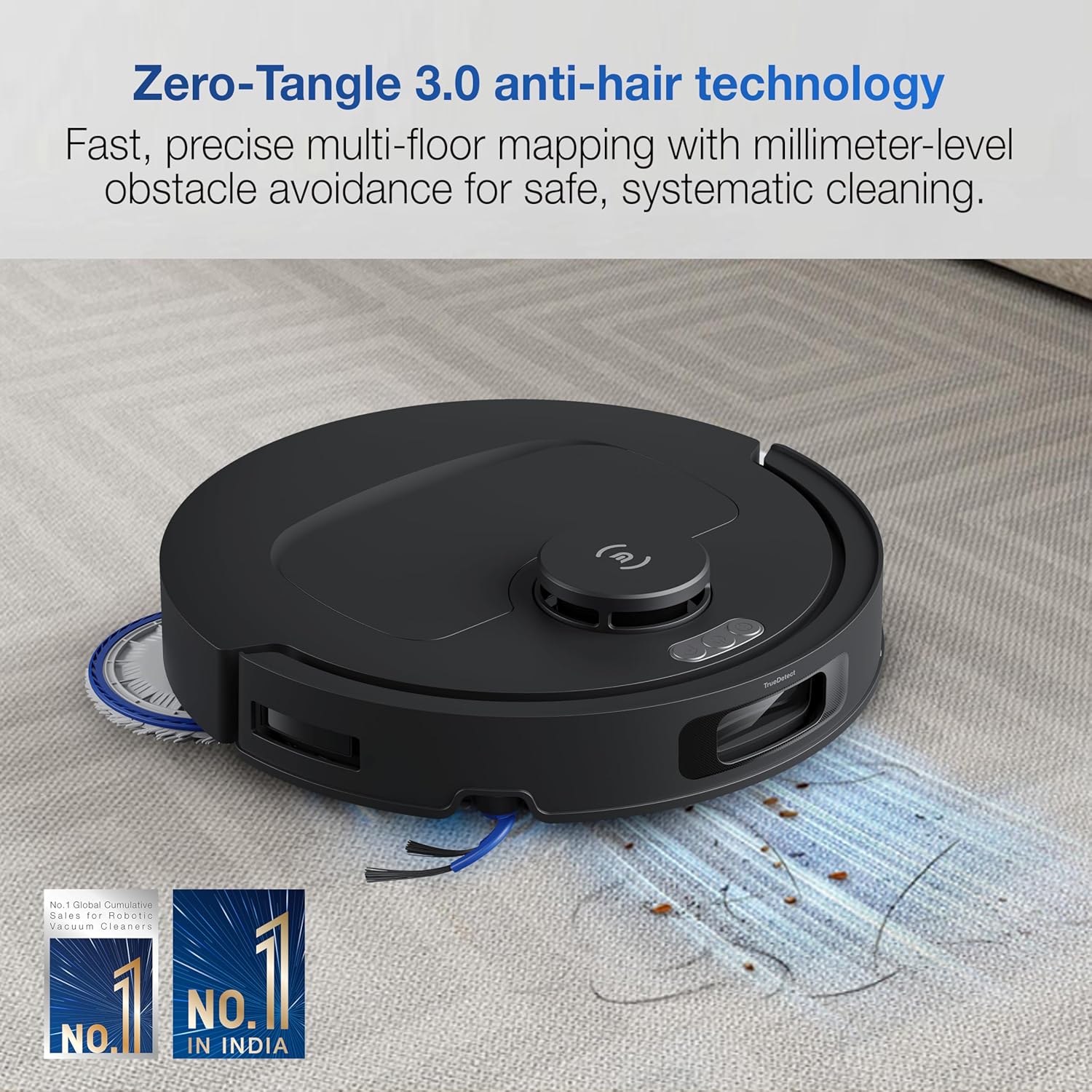 ECOVACS N50 Pro Mini  Robot Vacuum and Mop, PowerBoost Charging,  Self-Washing Mop, 25000Pa Suction Mahajan Electronics Online