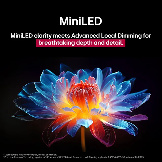 LG 86QNED8GA6A 217cm (86) 4K QNED MiniLED TV α8 AI Processor 4K Gen2, FILMMAKER MODE™, Dolby Atmos, 2025 Mahajan Electronics Online