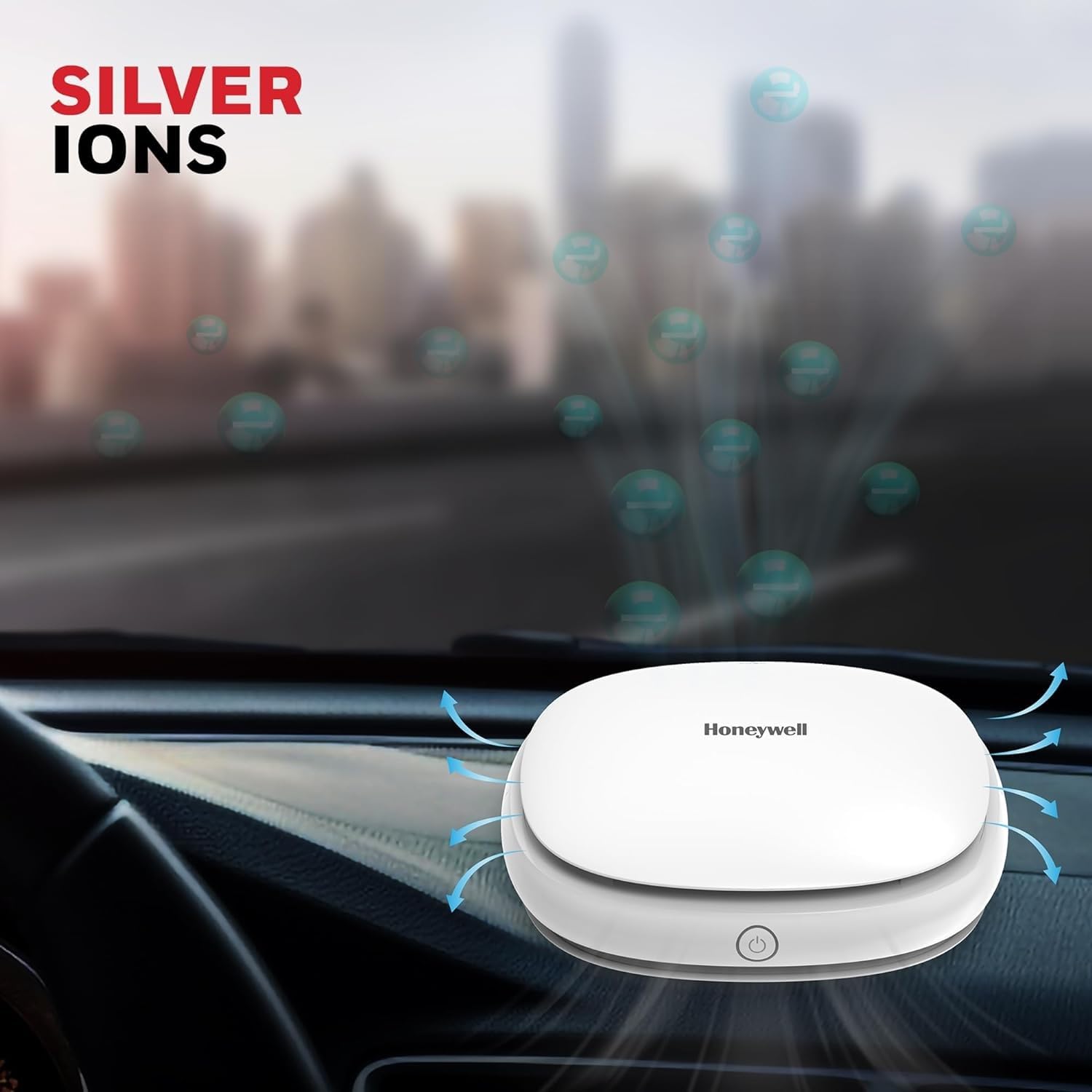 Honeywell Move Pure3 Car Air Purifier,Hepa filter& Ionizer - Mahajan Electronics Online