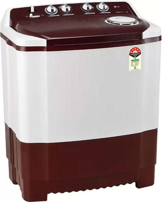 LG P7510RRAZ 7.5 kg Semi Automatic Top Load Washing Machine Maroon Mahajaan Electronics Online
