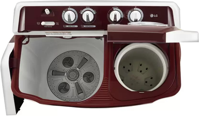 LG P7510RRAZ 7.5 kg Semi Automatic Top Load Washing Machine Maroon Mahajaan Electronics Online