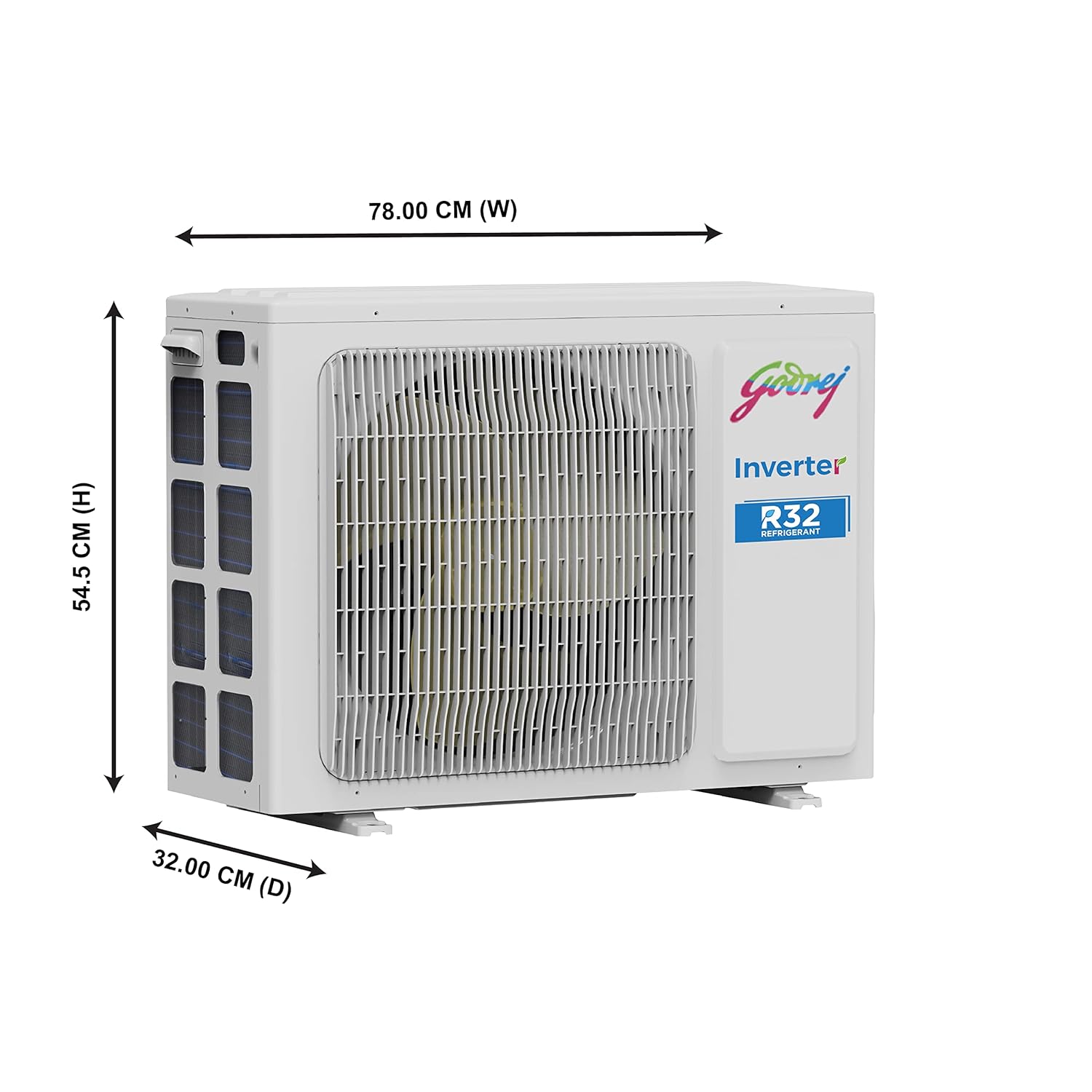 Godrej SIC 12TTC3-GWK 1 Ton 3 Star Inverter Split AC (Copper, 5-in-1 convertible, Nano-Coated anti-viral filter AC 1T White) Mahajan Electronics Online