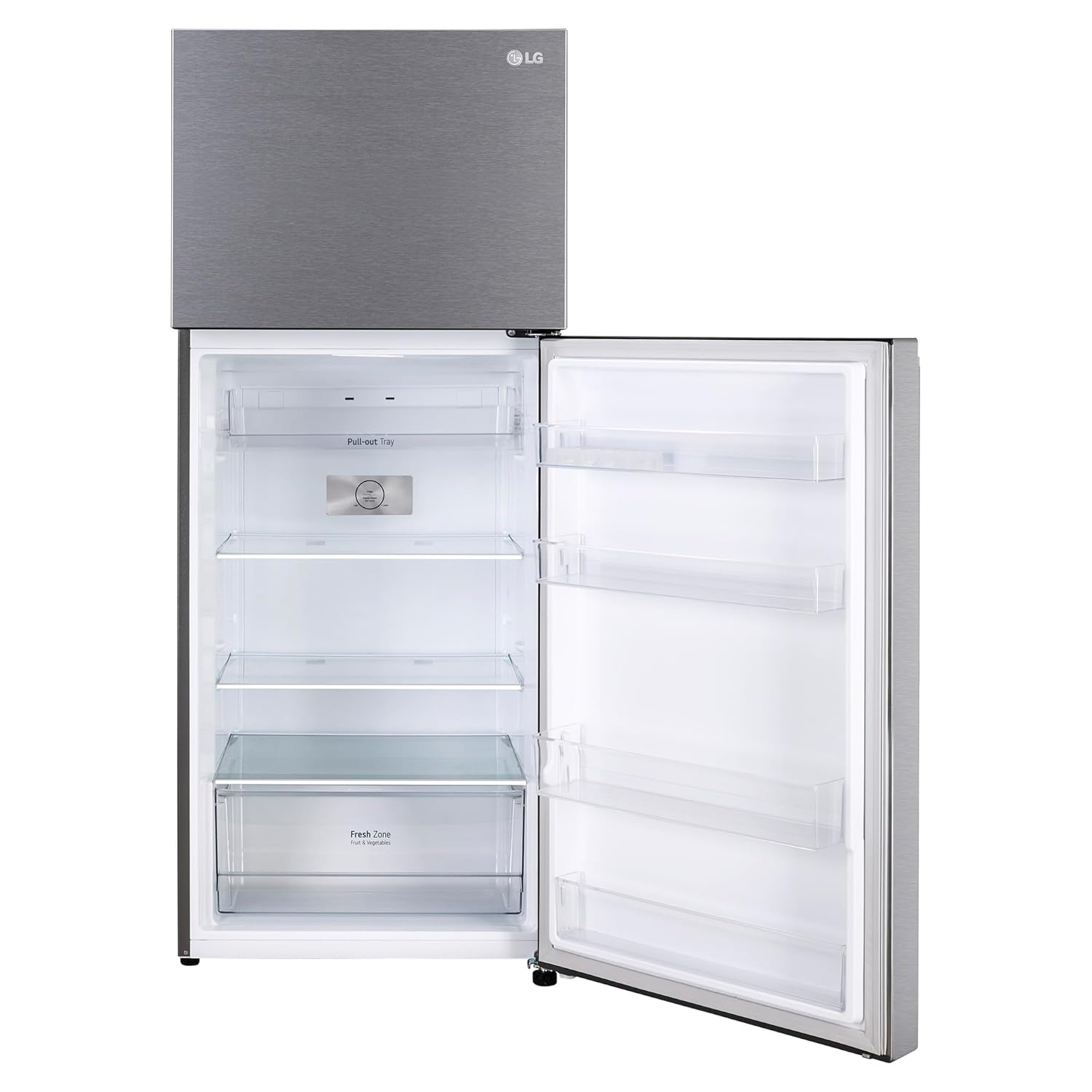 LG GL-N422SDSY 398 L 2 Star Frost-Free Smart Inverter Double Door Refrigerator ( Dazzle Steel, Express Freeze, Gross Volume – 423 Ltr.) Mahajan Electronics Online