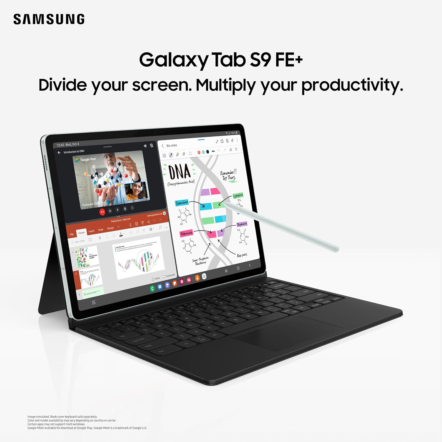 Samsung Galaxy Tab S9 FE+, S Pen in-Box, 31.50 cm (12.4 inch) Display, RAM 8 GB, ROM 128 GB Mahajan Electronics Online