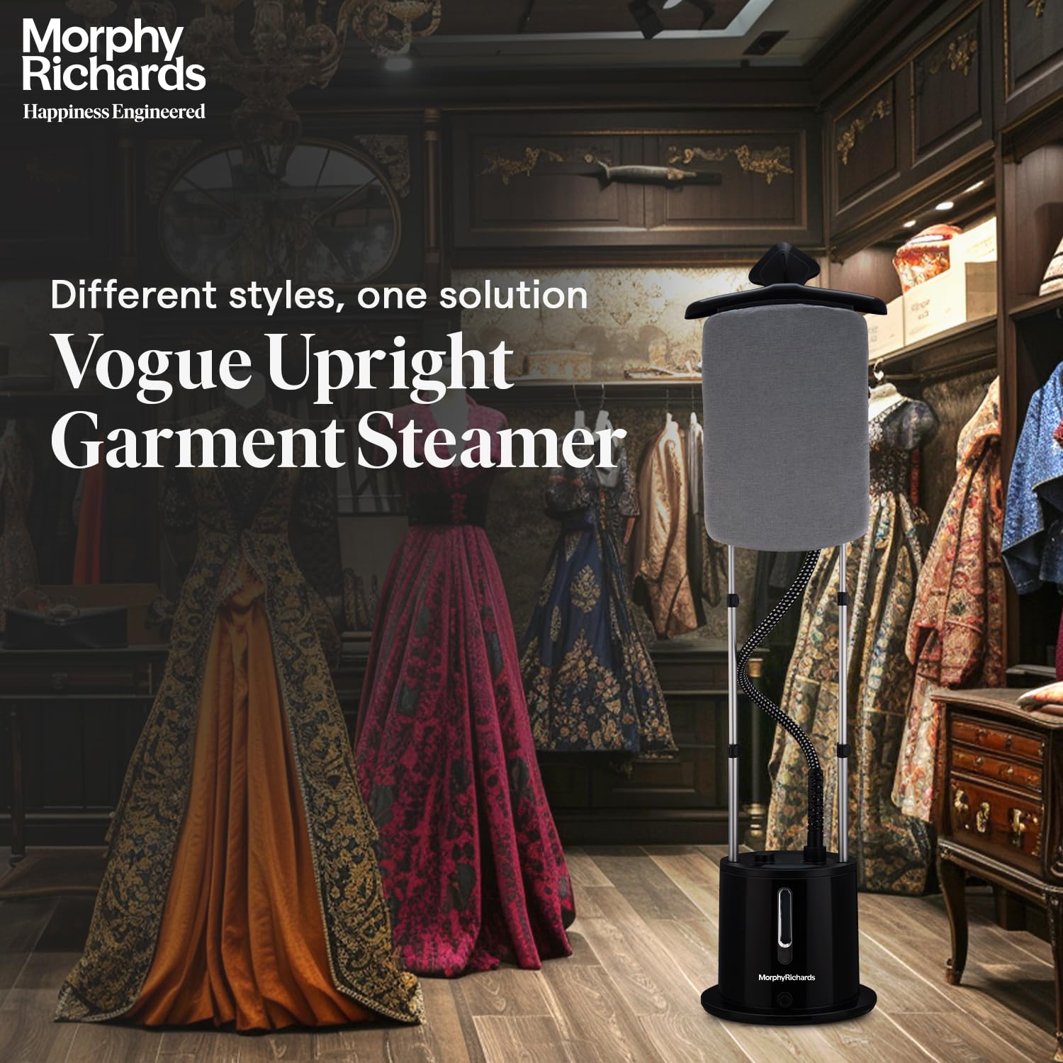 Morphy Richards Vogue Professional Upright 2000 W Garment Steamer Mahajan Electronics Online