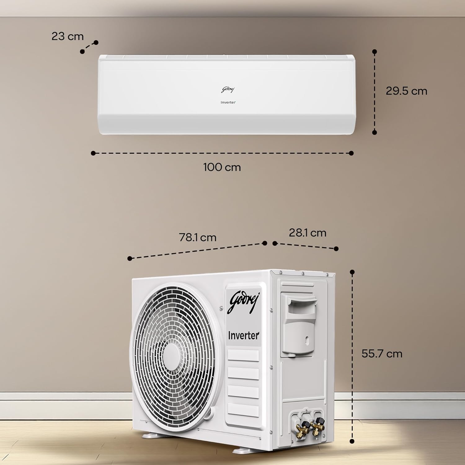 Godrej HIC 24J3TS WA 2 Ton 3 Star AC | New star rated | Inverter Split AC | 5-Year Comprehensive Warranty | AI Powered | 5-in-1 Convertible | I-Sense Technology | Self-clean (AC 2T EC HIC 24J3TS WA, White) Godrej online mahajan electronics 