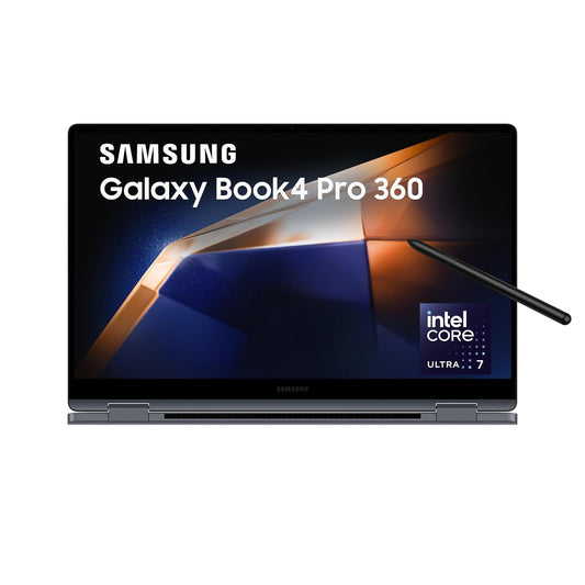 Samsung Galaxy Book4 Pro 360| Intel Evo Core Ultra 7 155H| Built-in AI| 16" (40.64cm) Touchscreen 2-in-1 Dynamic AMOLED 2X 120Hz Mahajan Electronics Online