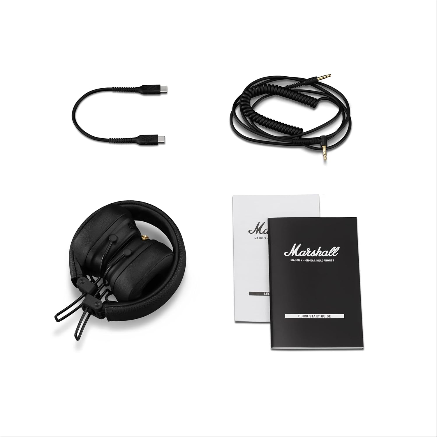 Marshall Major V Wireless On-Ear Headphones, Black Mahajan Electronics Online