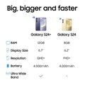 Samsung Galaxy S24 5G (Cobalt Violet, 8GB, 512GB Storage) Mahajan Electronics Online