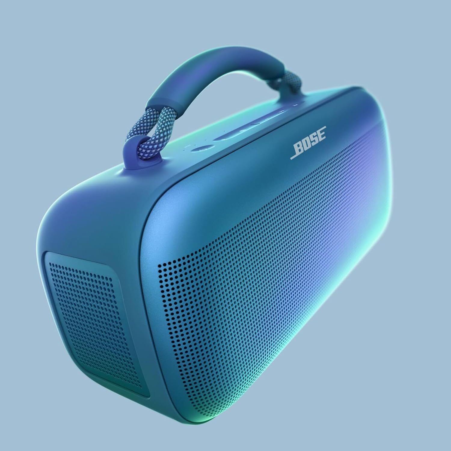 Bose SoundLink Max Portable Bluetooth Speaker (IP67 Waterproof, Deep Bass, Stereo Channel, Blue)