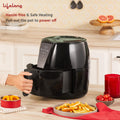 Lifelong Air Fryer | 1 Year Warranty | 1350W, 4.2L, Air Fryer for Home, Digital Air-Fryer with 6 Presets, Hot Air Circulation Mahajan Electronics Online