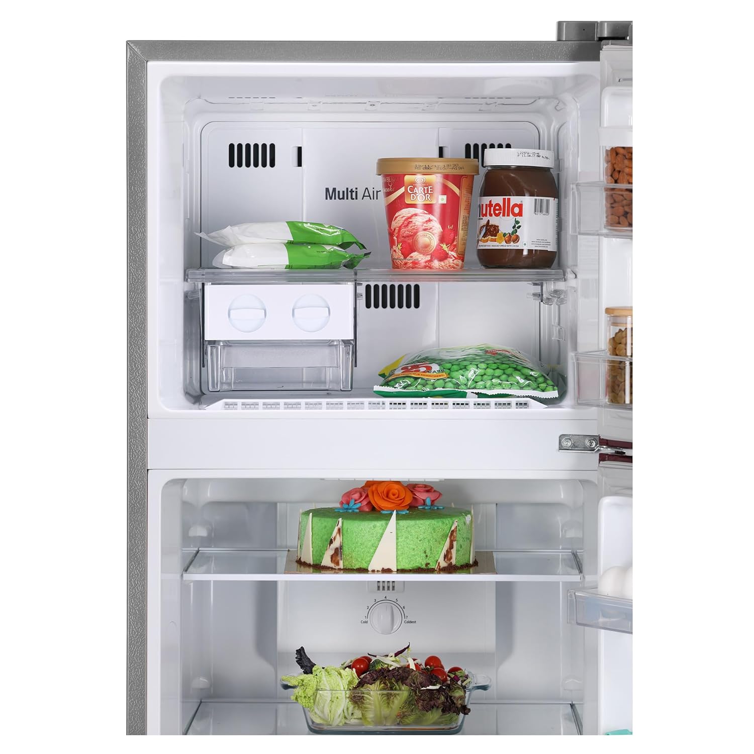 LG GL-N292DPZY 242 L 2 Star Frost-Free Smart Inverter Double Door Refrigerator ( Shiny Steel, Smart Connect & Multi Air Flow) Mahajan Electronics Online