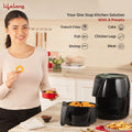 Lifelong Air Fryer | 1 Year Warranty | 1350W, 4.2L, Air Fryer for Home, Digital Air-Fryer with 6 Presets, Hot Air Circulation Mahajan Electronics Online