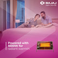 Bajaj Minor Radiant Room Heater 1000W PedestalHeater For Winter Mahajan Electronics Online