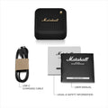 Marshall Willen II Portable Bluetooth Speaker with 17+ Hours of Portable Playtime, Dust & Waterproof (IP67) - Black & Brass Mahajan Electronics Online