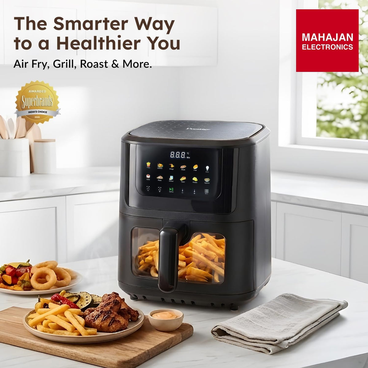 Prestige Crystachef 5.5 L Air Fryer – Mahajan Electronics Online.