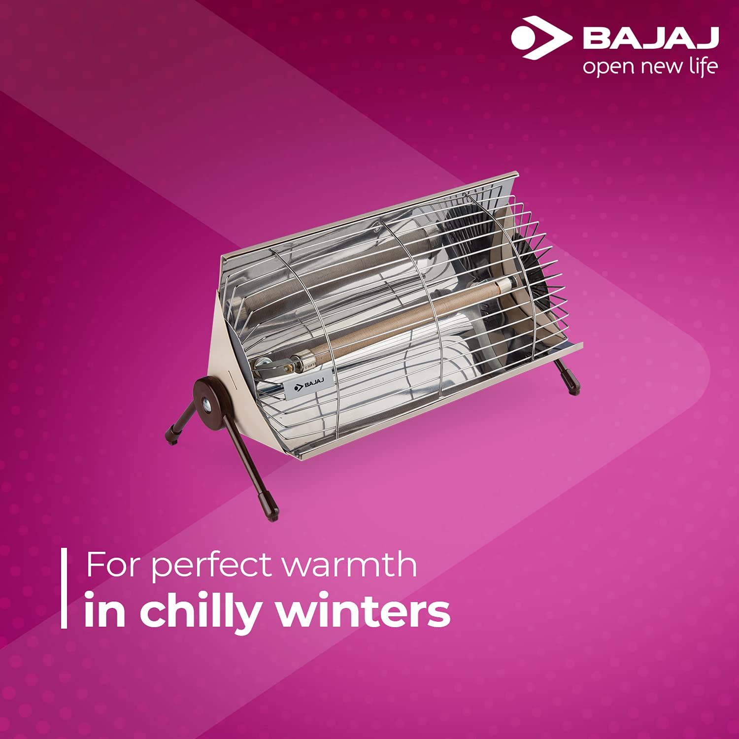 Bajaj Minor Radiant Room Heater 1000W PedestalHeater For Winter Mahajan Electronics Online