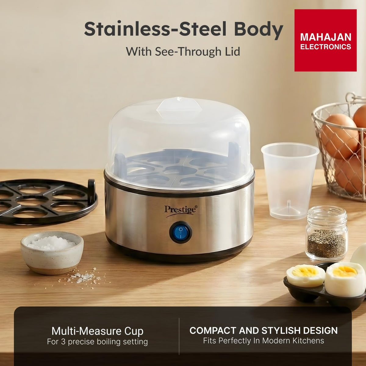 Prestige PEB-01 Egg Boiler – Mahajan Electronics Online.