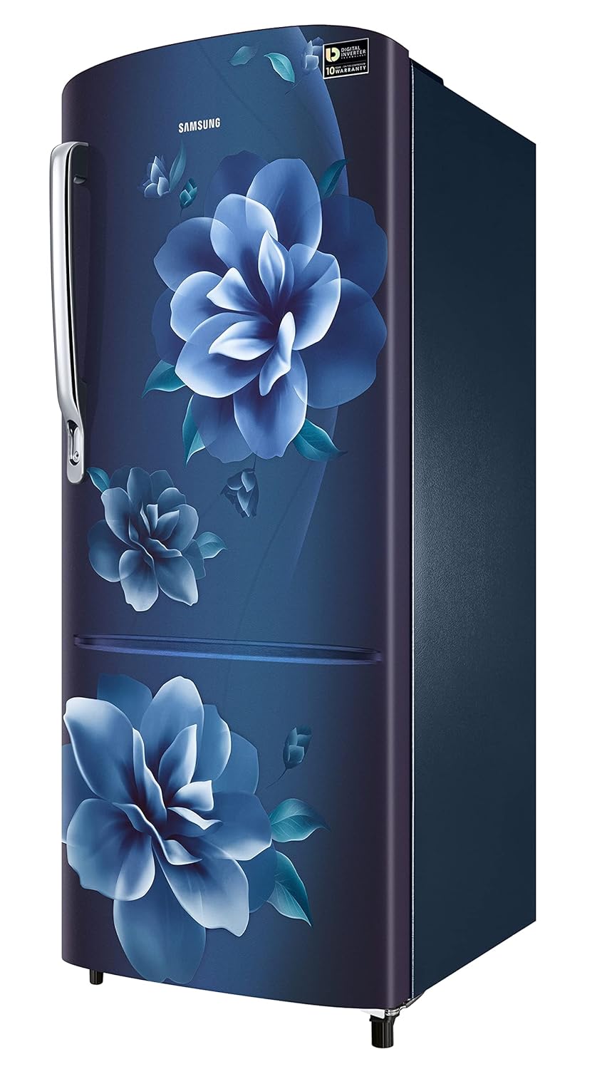 Samsung RR24C2723CU/NL 223L 3 Star Inverter Direct-Cool Single Door Refrigerator (,Camellia Blue) Mahajan Electronics Online