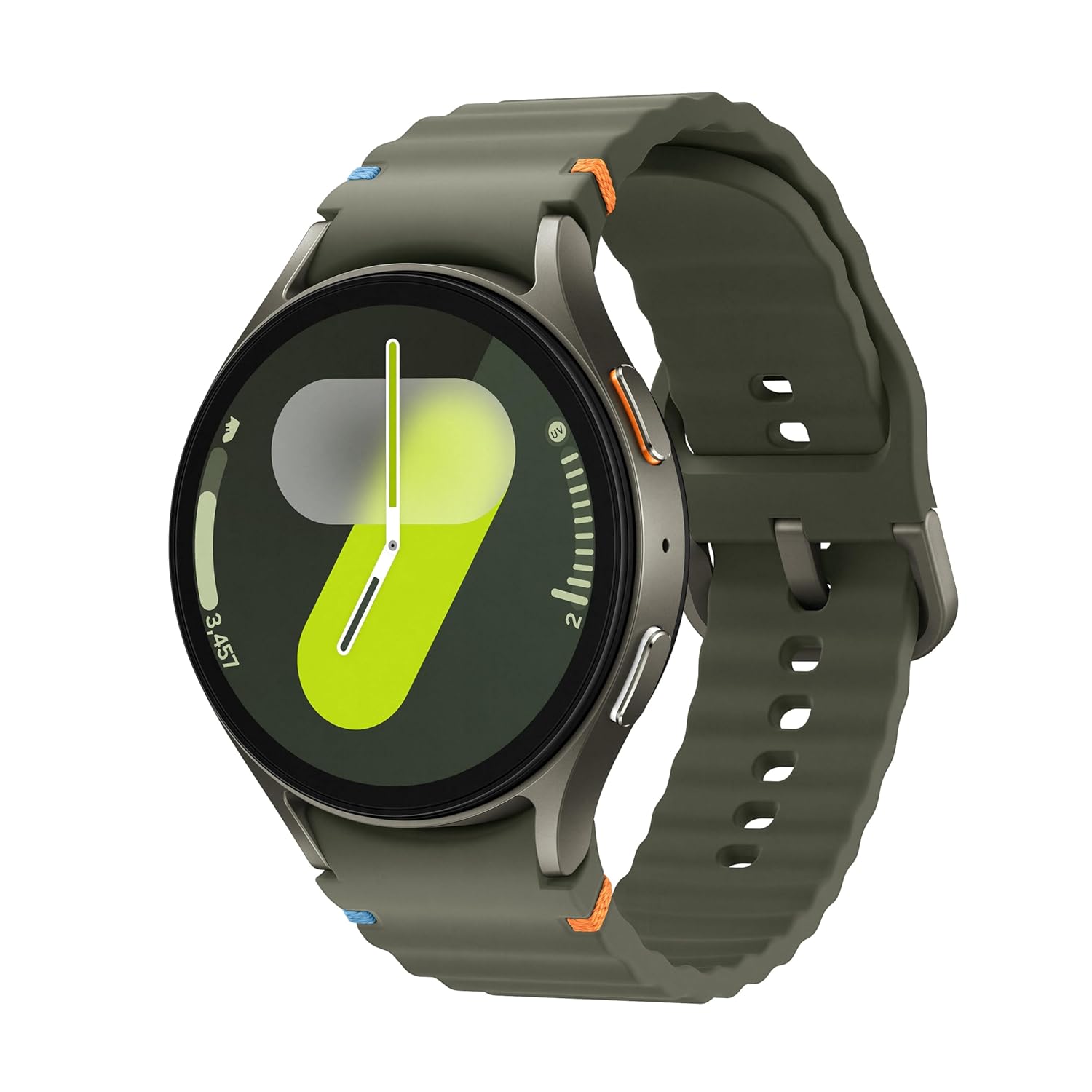 Samsung Galaxy Watch 7 (44mm, Green, BT) with 3nm Processor | Dual GPS | Sapphire Glass & Armour Aluminum | 5ATM & IP68 | HR, SpO2, BP & ECG Monitor Mahajan Electronics Online