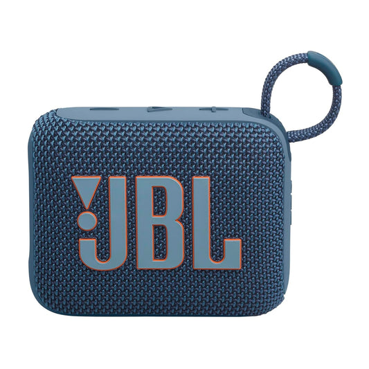 JBL Go 4, Wireless Ultra Portable Bluetooth Speaker, Pro Sound, Vibrant Colors, Water & Dust Proof, Type C (without Mic, Blue) Mahajan Electronics Online