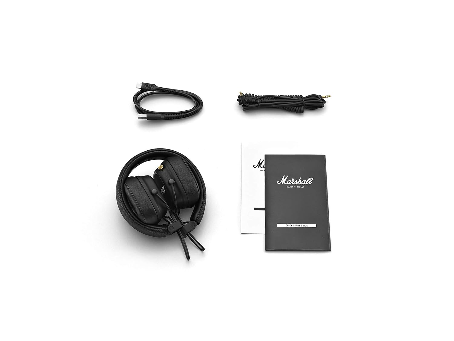 Marshall Major 4 Wireless On-Ear Headphones, Black Mahajan Electronics Online