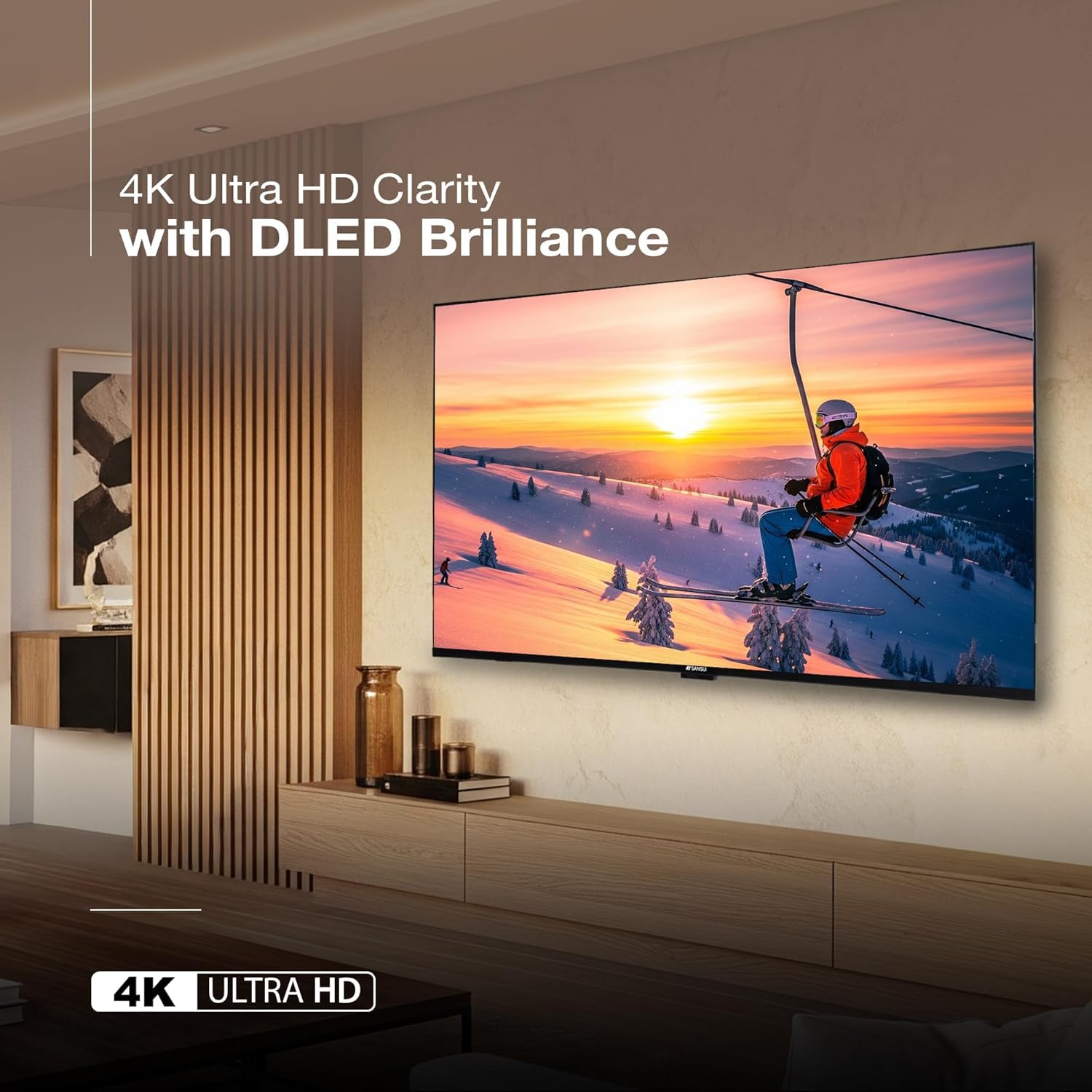 Hisense  85Q6S  215 cm (85 Inch) 4K Ultra HD Smart QLED TV | Quantum Dot Display | Dolby Vision & Dolby Atmos | AI 4K Upscaler | Game Mode Plus | Voice Control | online mahajan electronics