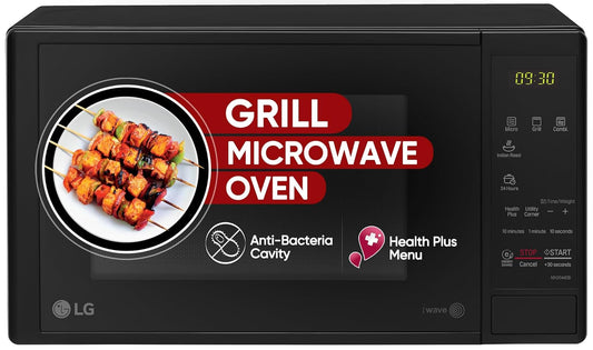 LG MH2044DB 20 L Grill Microwave Oven ( Black, Anti Bateria Cavity & Health Plus Menu ) Mahajan Electronics Online