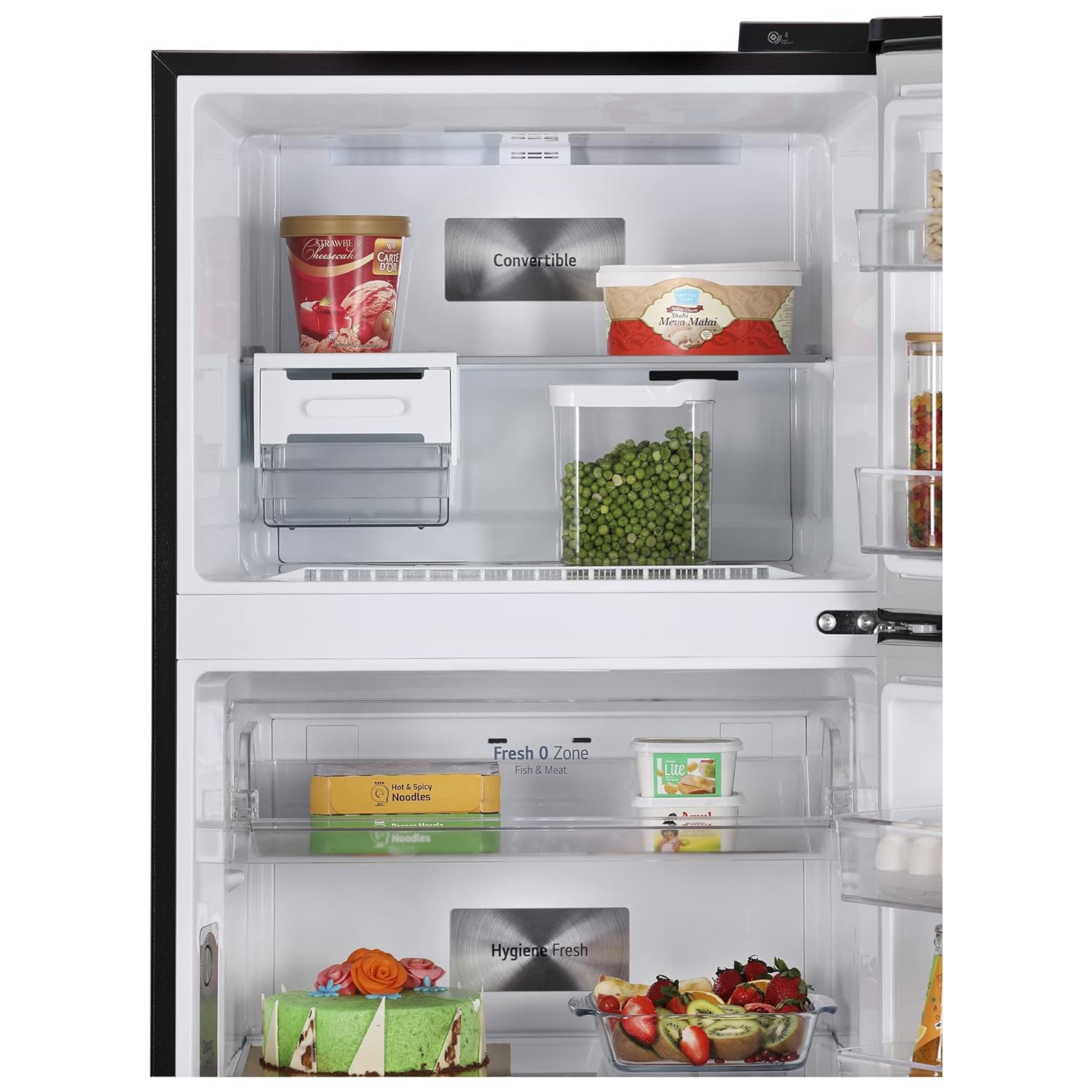 LG GL-T422VESX 398 L 3 Star Frost-Free Smart Inverter Wi-Fi Double Door Refrigerator Appliance, Multicolor Mahajan Electronics Online